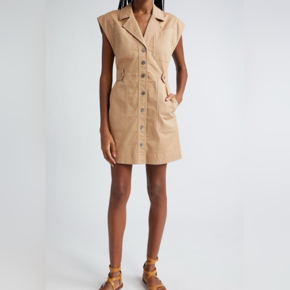 Veronica Beard Khaki Jax Dress